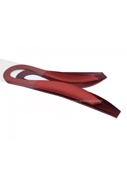 quillingseti.com-kgd-5mm-200lu Quillingseti 5Mm Kırmızı Ve Koyu Kırmızı Renk Quilling Kağıdı - 200'lü