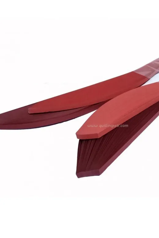 quillingseti.com-kgd-5mm-200lu Quillingseti 5Mm Kırmızı Ve Koyu Kırmızı Renk Quilling Kağıdı - 200'lü