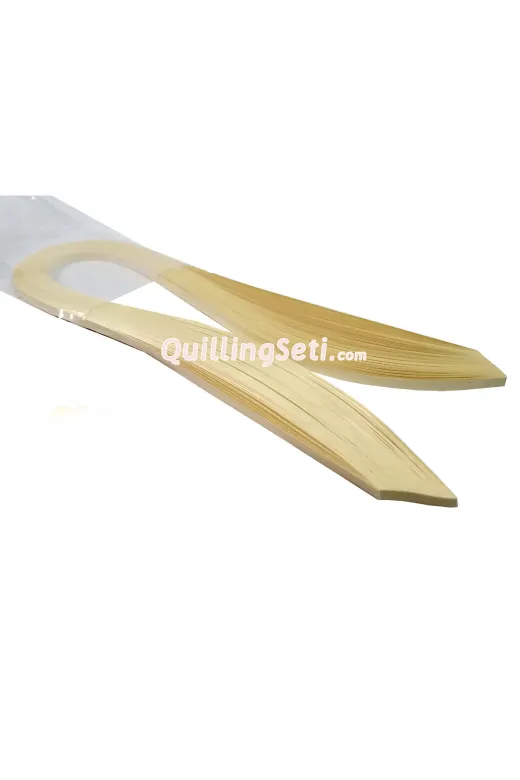 quillingseti.com-kgd Quillingseti Krem Renkli Quilling Kağıdı - 3Mm 100'lü