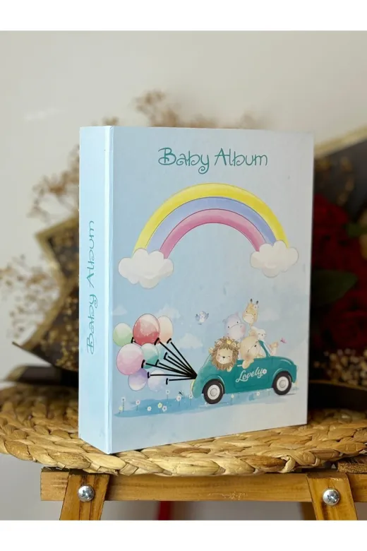 Rabsev Rs306 Fotoğraf Albümü 10X15Cm 200 Fotoğraf Kapasiteli Baby Desenli Lüks Albüm