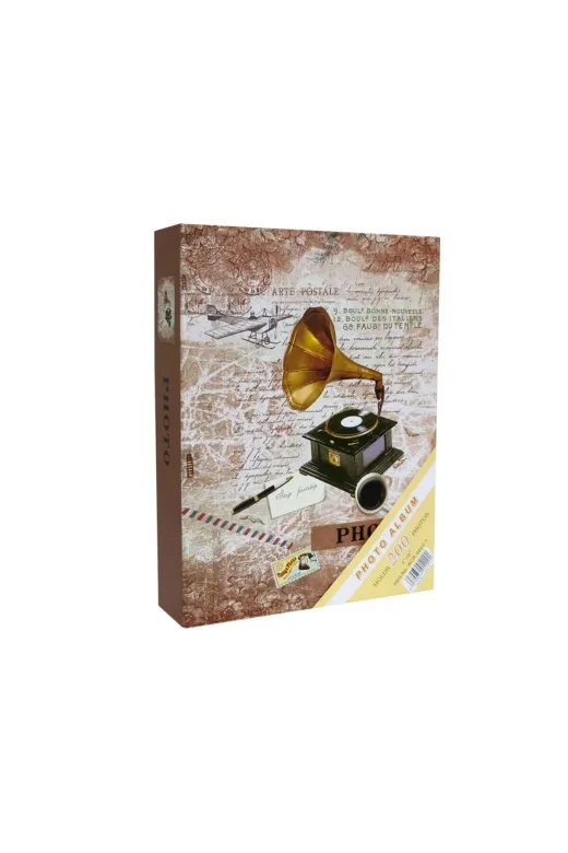 Rabsev RS4602-1 Fotoğraf Albümü 10X15Cm 200 Fotoğraf Kapasiteli Renkli Desenli Anı Albümü