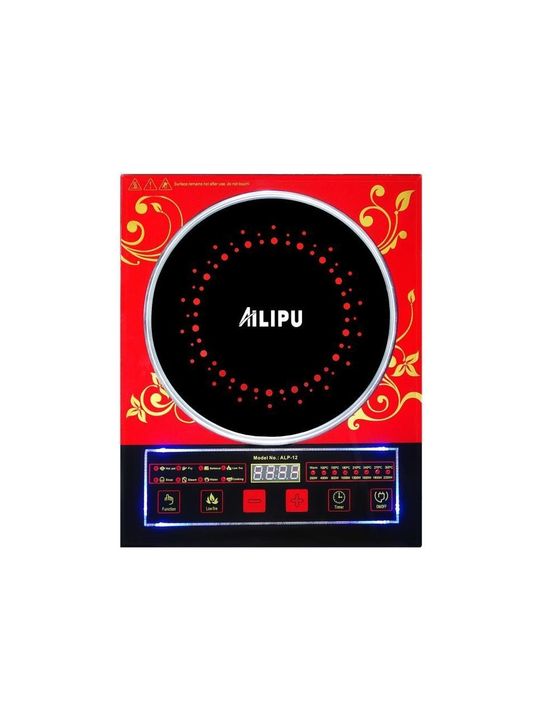 RAGGO0001 Ailipu Alp-12 Elektrikli Kırmızı Beyaz İndiksiyon Ocak 2400 Walt