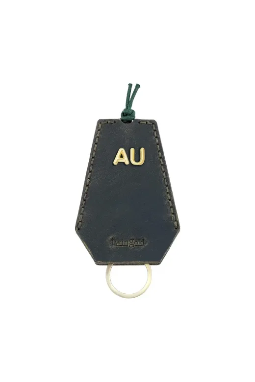 RAHEL COLLECTİON AG01002.013 İsme Özel İpli Anahtarlık - % 100 Crazy Deri - Ag01002 - Haki