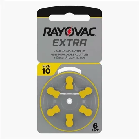 Rayovac 10 Numara Kulaklık Pili (6'lı Paket)