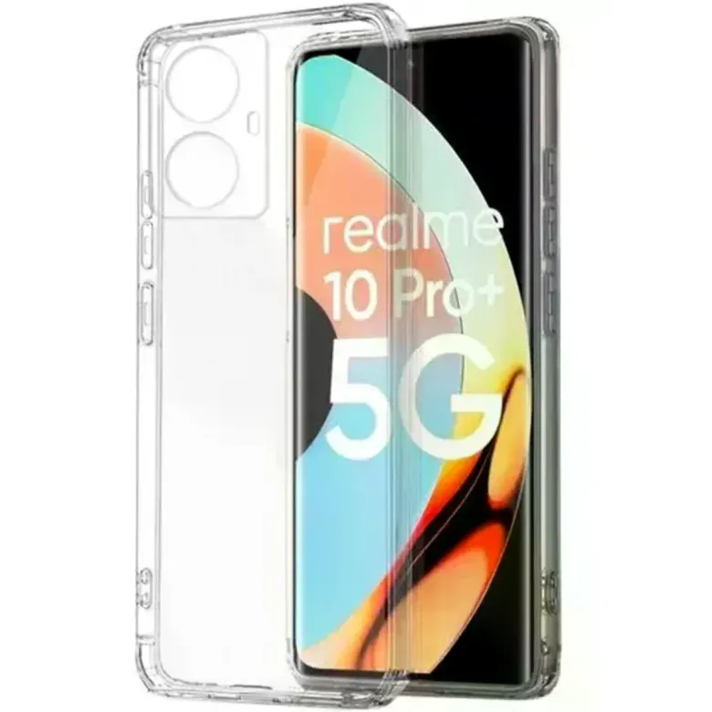 Realme 10 Pro Plus 5G Kılıf Lüx Şeffaf Silikon