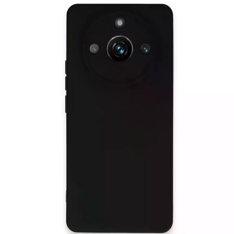 Realme 11 Pro Kılıf Nano İçi Kadife Silikon - Siyah