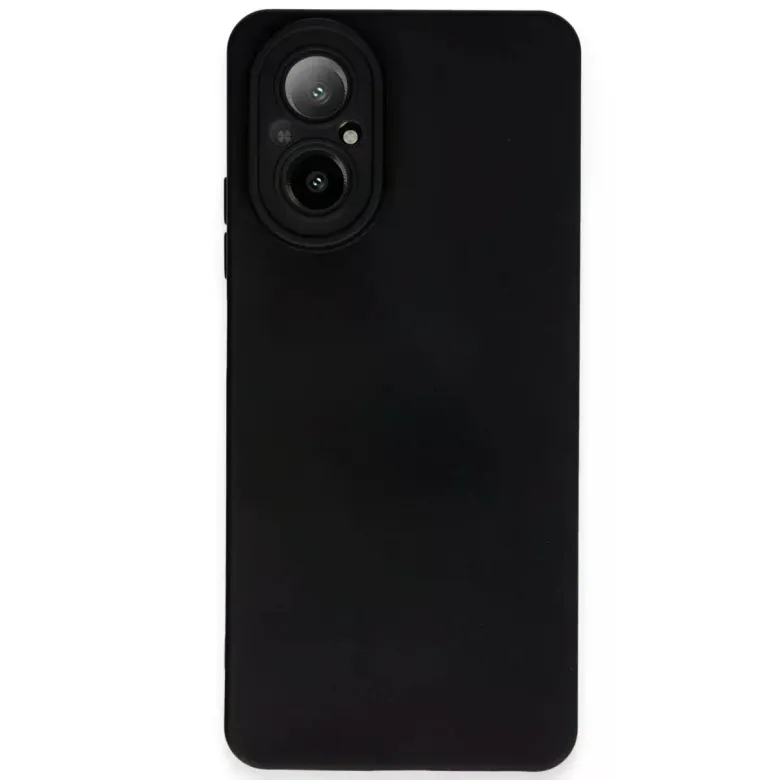 Realme 12 Lite Kılıf Nano İçi Kadife Silikon - Siyah