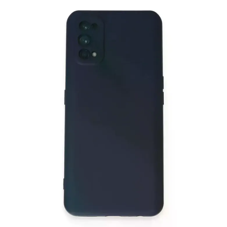 Realme 7 Pro Kılıf Nano içi Kadife Silikon - Lacivert