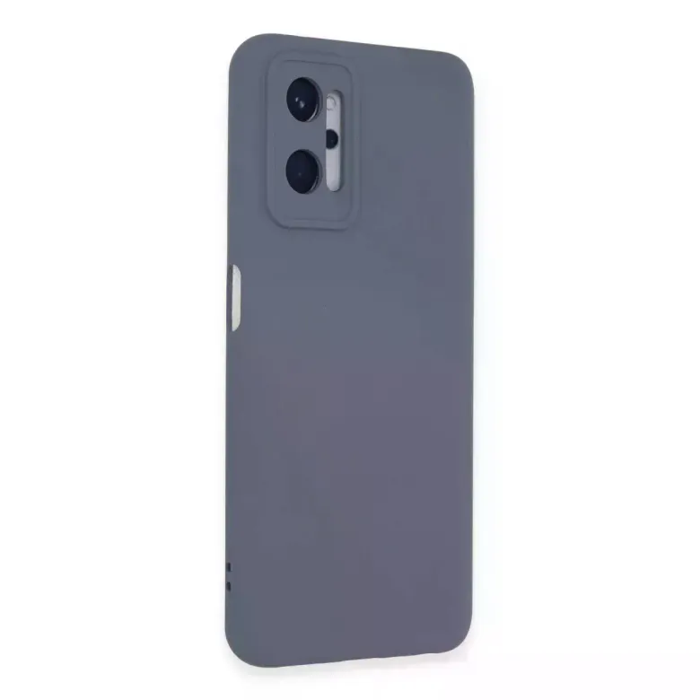 Realme 9i 4G Kılıf Nano içi Kadife Silikon - Gri