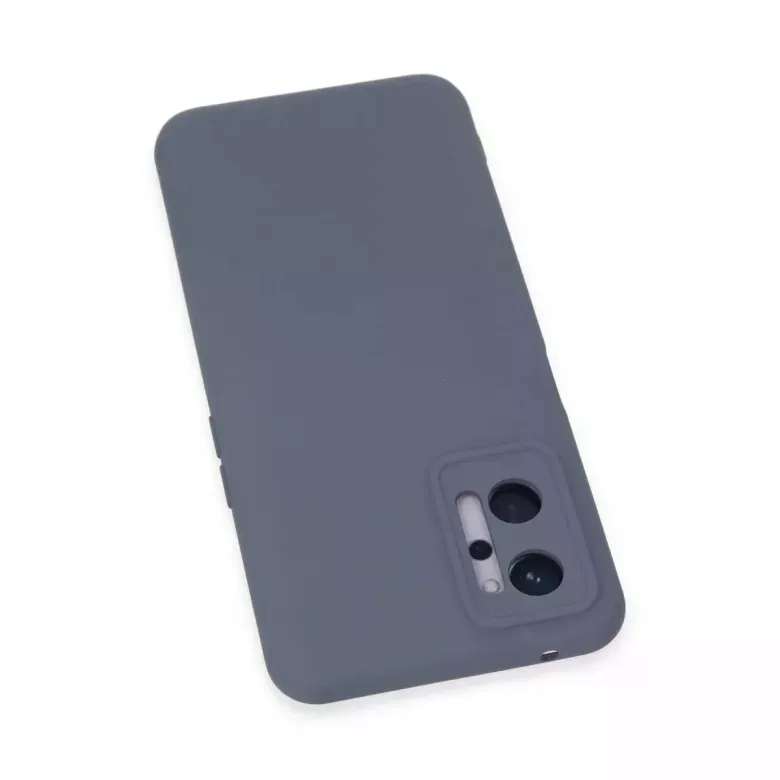 Realme 9i 4G Kılıf Nano içi Kadife Silikon - Gri