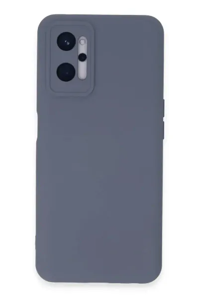 Realme 9i 4G Kılıf Nano içi Kadife Silikon - Gri