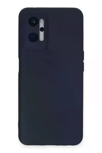 Realme 9i 4G Kılıf Nano içi Kadife Silikon - Lacivert