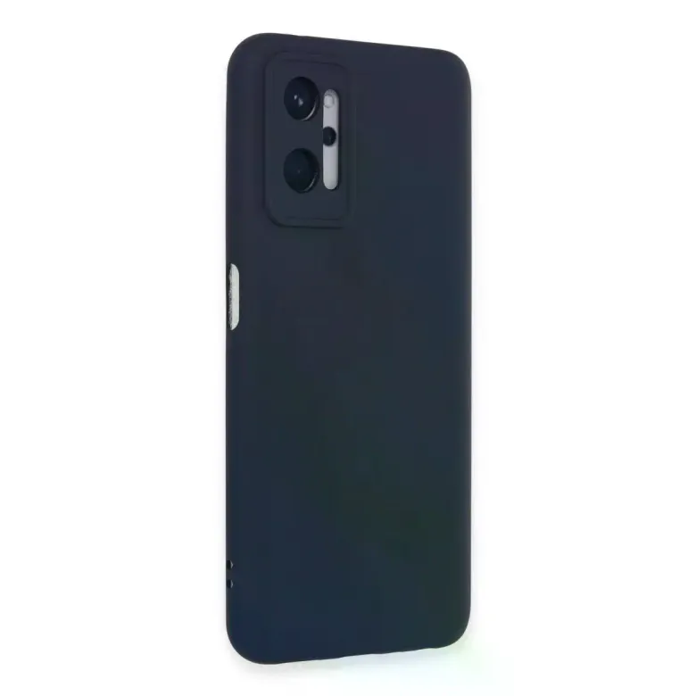 Realme 9i 4G Kılıf Nano içi Kadife Silikon - Lacivert