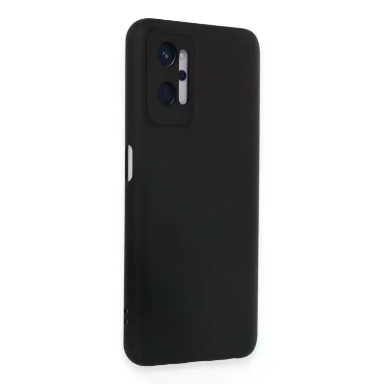Realme 9i 4G Kılıf Nano içi Kadife Silikon - Siyah