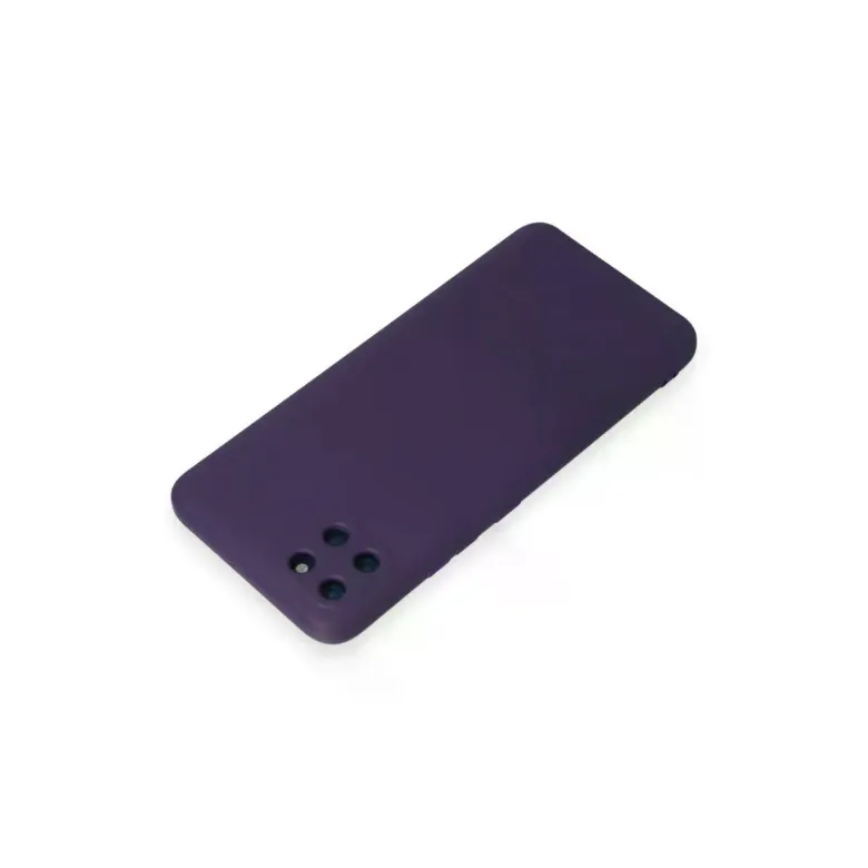 Realme C11 Kılıf Nano içi Kadife Silikon - Mor