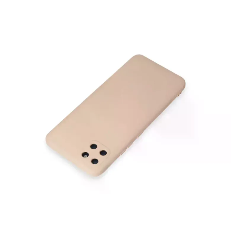 Realme C11 Kılıf Nano içi Kadife Silikon - Pudra