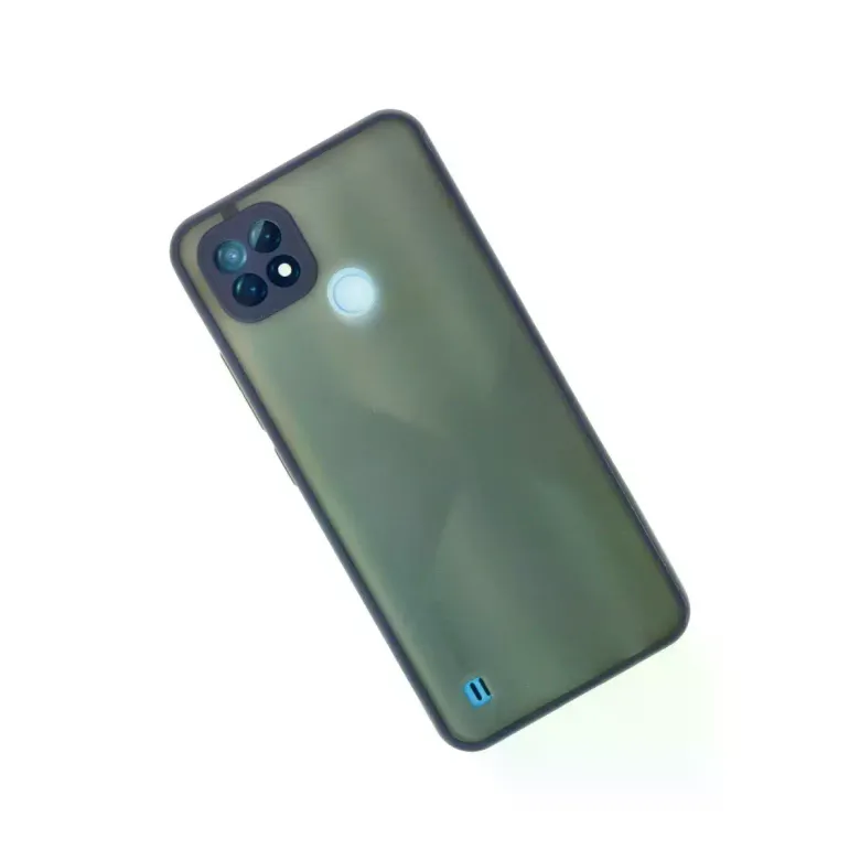 Realme C21 Kılıf Montreal Silikon Kapak - Lacivert
