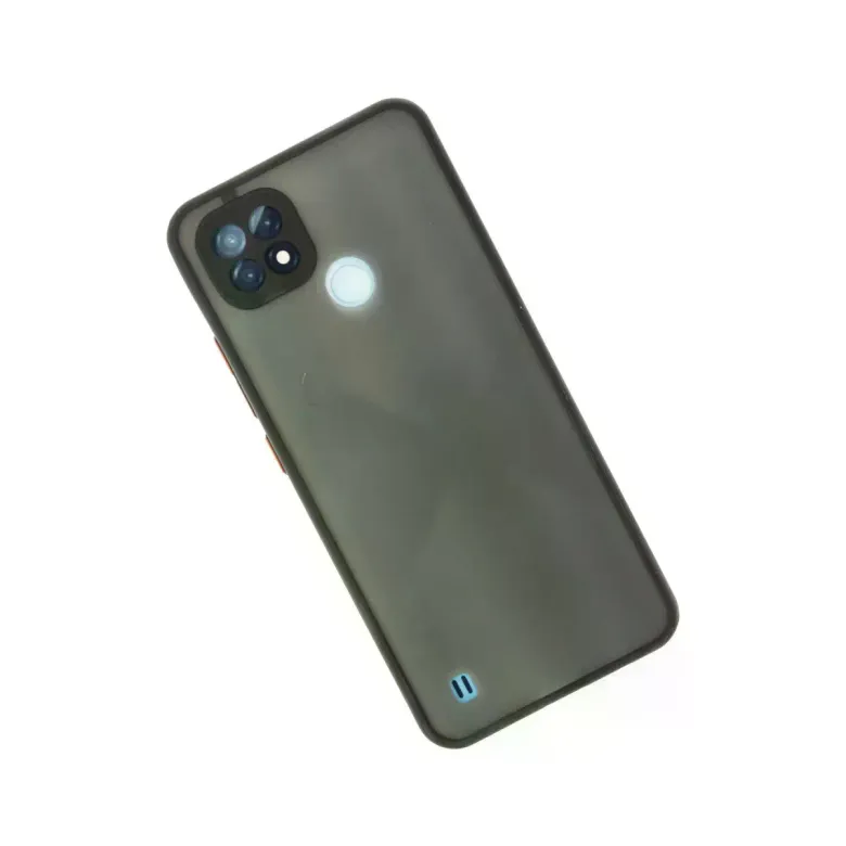 Realme C21 Kılıf Montreal Silikon Kapak - Siyah
