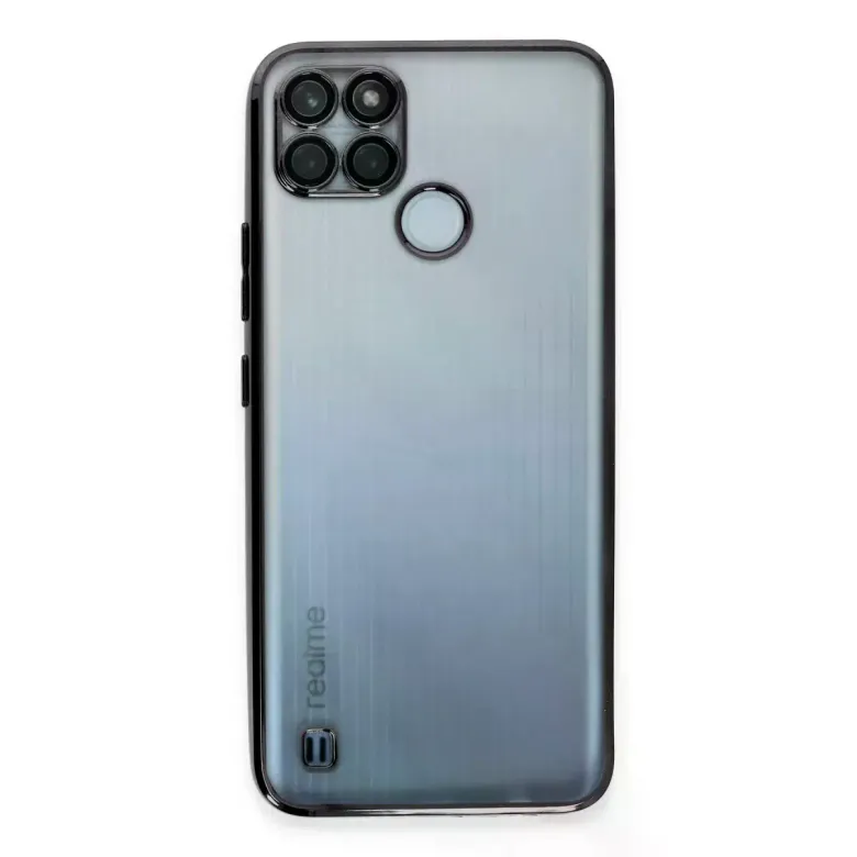 Realme C25y Kılıf Razer Lensli Silikon - Siyah