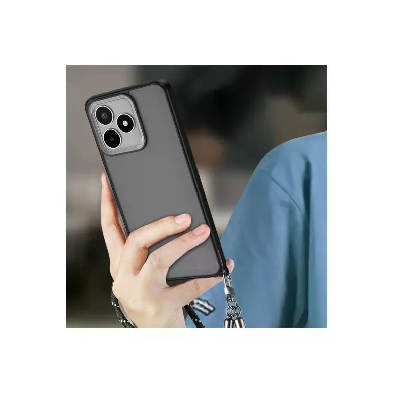 Realme C53 Kılıf Elegant Kapak - Titan Gri