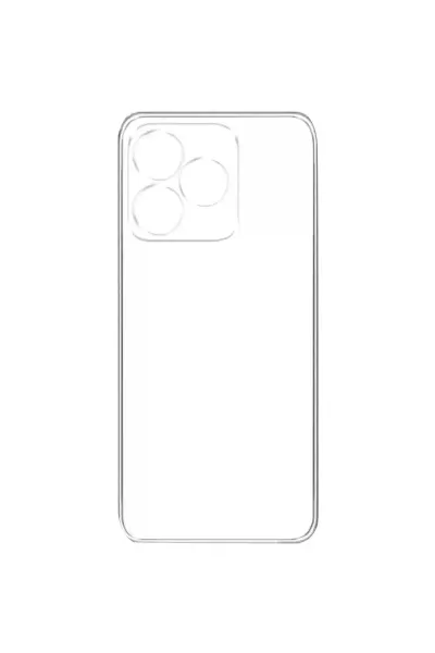 Realme C53 Kılıf Lüx Şeffaf Silikon