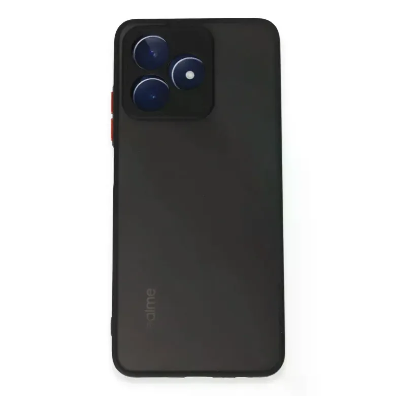 Realme C53 Kılıf Montreal Silikon Kapak - Siyah