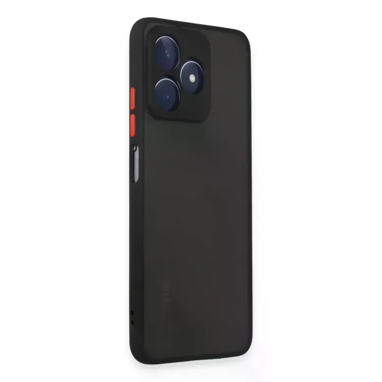 Realme C53 Kılıf Montreal Silikon Kapak - Siyah