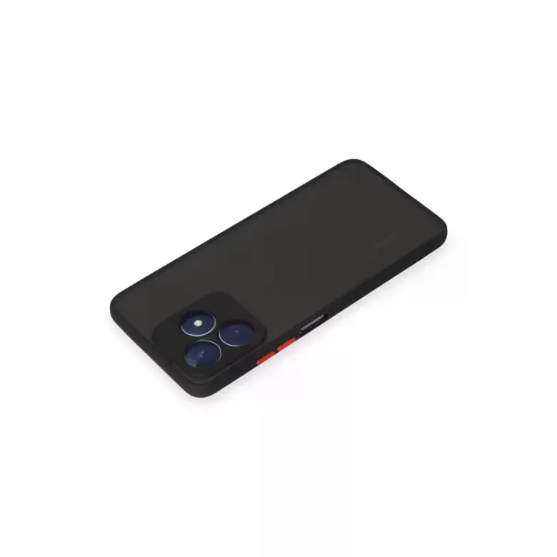 Realme C53 Kılıf Montreal Silikon Kapak - Siyah