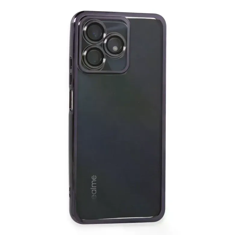 Realme C53 Kılıf Razer Lensli Silikon - Mor