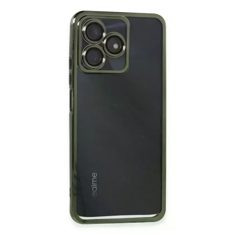Realme C53 Kılıf Razer Lensli Silikon - Yeşil