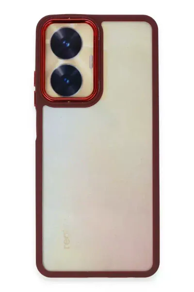 Realme C55 Kılıf Dora Kapak - Kırmızı