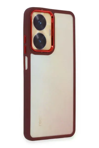 Realme C55 Kılıf Dora Kapak - Kırmızı