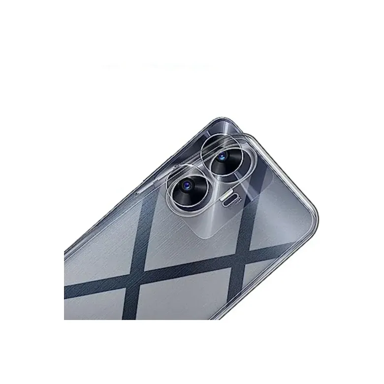 Realme C55 Kılıf Lüx Şeffaf Silikon