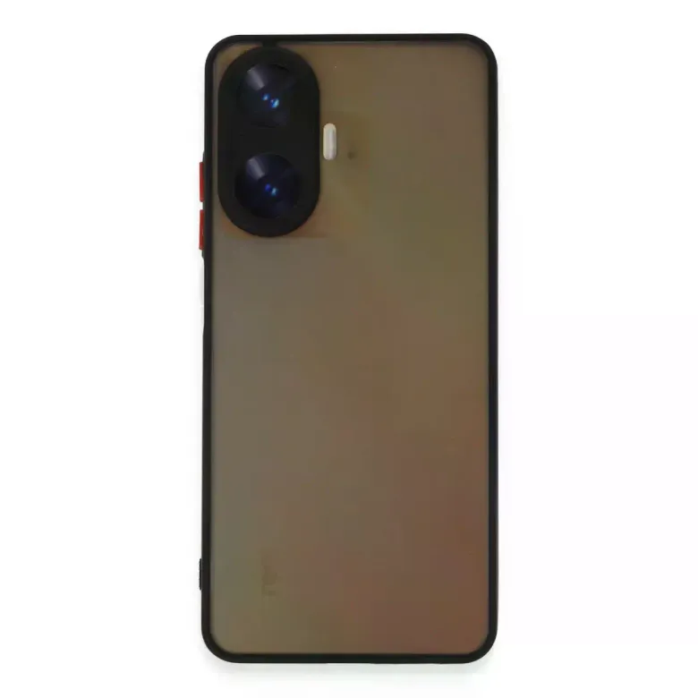 Realme C55 Kılıf Montreal Silikon Kapak - Siyah