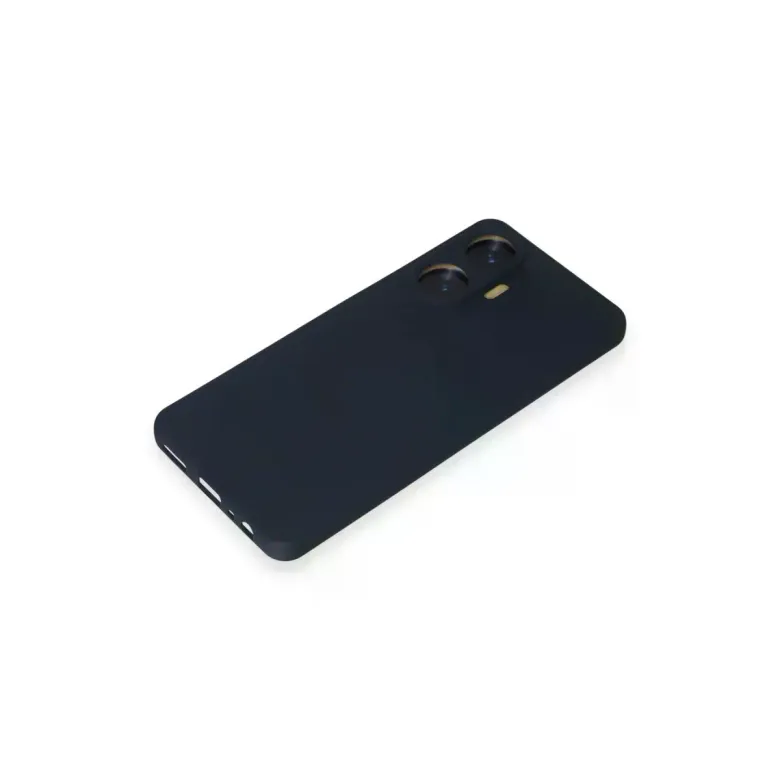 Realme C55 Kılıf Nano içi Kadife Silikon - Lacivert