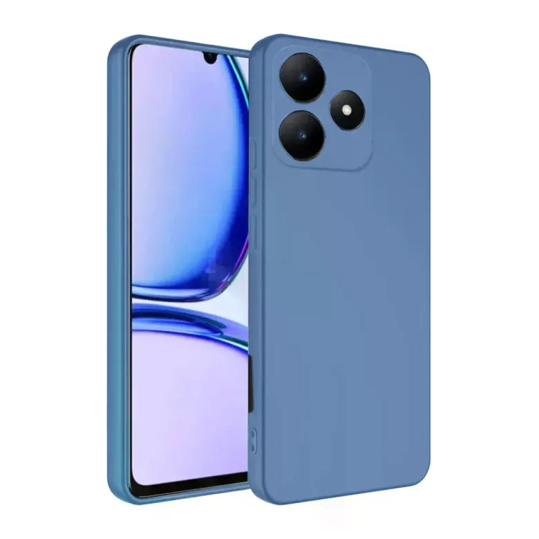Realme C61 Kılıf First Silikon - Mavi