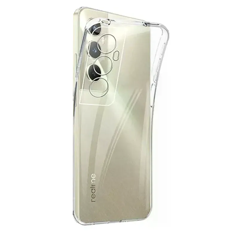 Realme C65 Kılıf Lüx Şeffaf Silikon