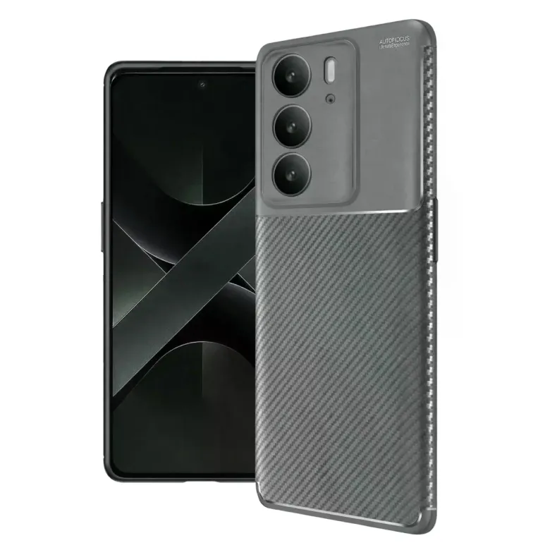 Realme C75 4g Auto Focus Karbon Kapak - Gri