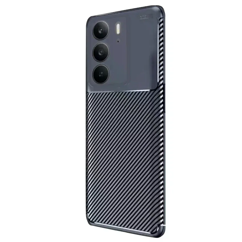 Realme C75 4g Auto Focus Karbon Kapak - Lacivert