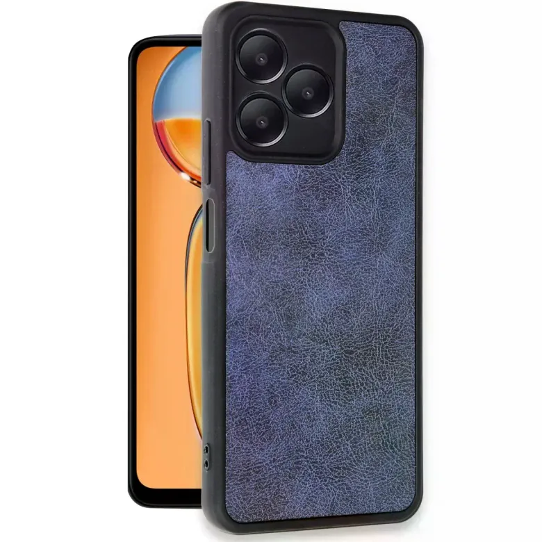 Realme Note 50 4g Kılıf Aras Deri Kapak - Lacivert