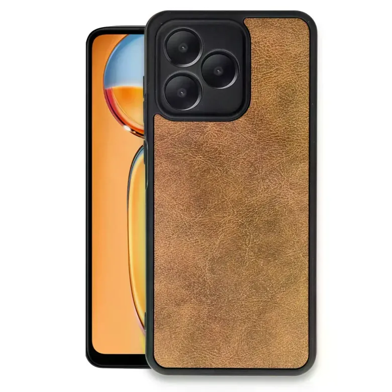 Realme Note 50 4g Kılıf Aras Deri Kapak - Taba