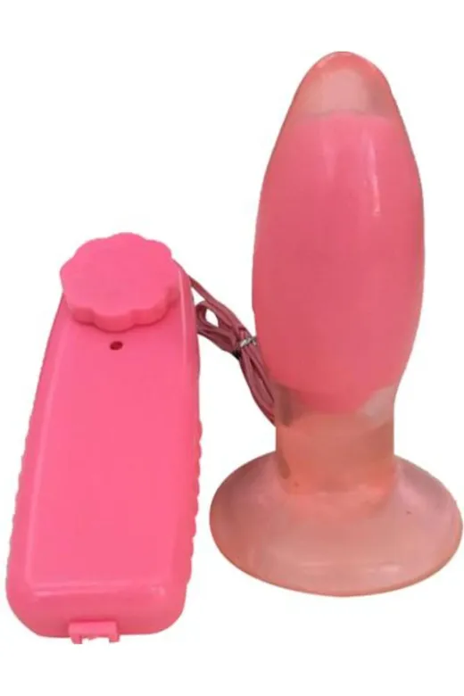 Red Fox 0011C Kablolu Yüksek Titreşimli Pembe Anal Giriş İçin Plug