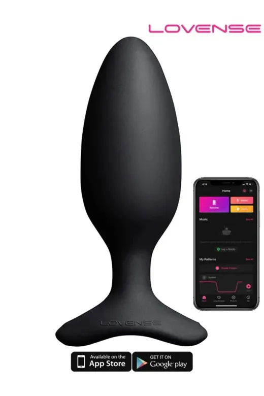 Red Fox 100334316910038 Hush 2 Anal Plug 1.75" App Controlled