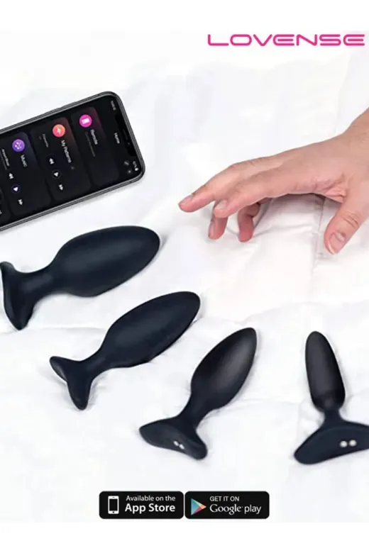 Red Fox 100334316910038 Hush 2 Anal Plug 1.75" App Controlled