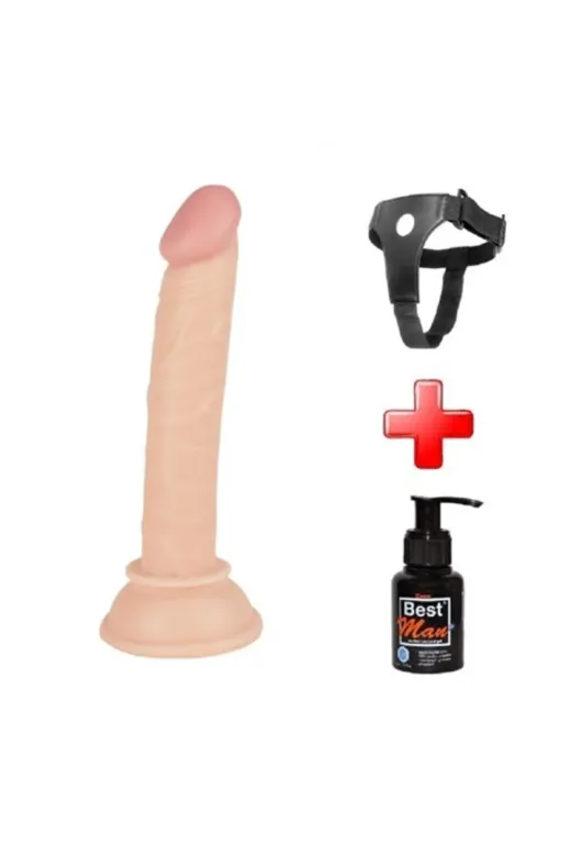 Red Fox 100334316920313 13 Cm Belden Bağlamalı Vantuzlu Realistik Penis Anal Vajinal