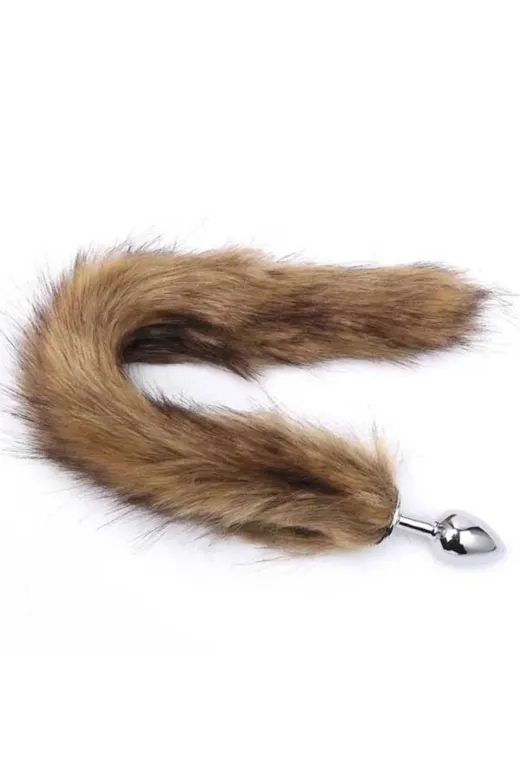 Red Fox C-3089T Rearplugs Uzun Tilki Kuyruklu Anal Tıkaç