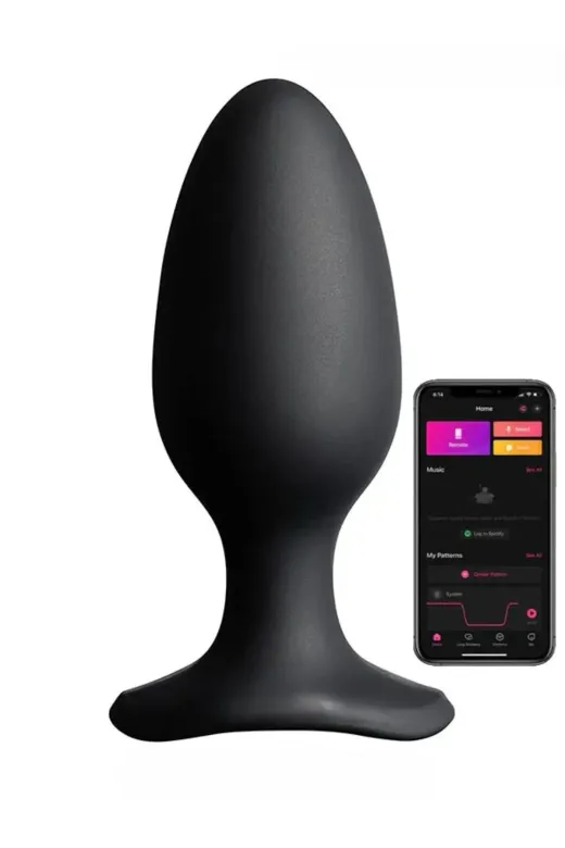 Red Fox LVHS2-2-25 Hush 2 Anal Plug 2.25" App Controlled