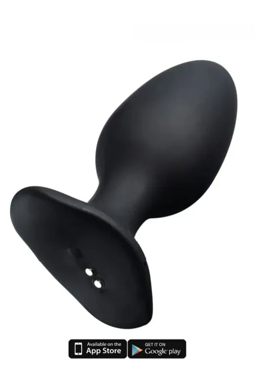 Red Fox LVHS2-2-25 Hush 2 Anal Plug 2.25" App Controlled
