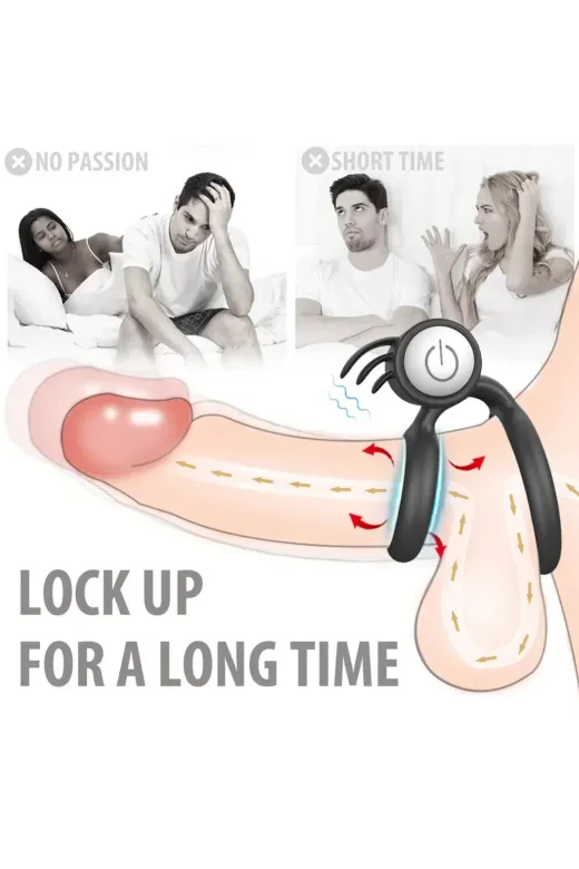 Red Fox Sens-S245 Nightcrawler Klitoris Uyarıcı Vibrator Güçlü Titreşimli Yumurtalık Halkalı Penis Yüzüğü