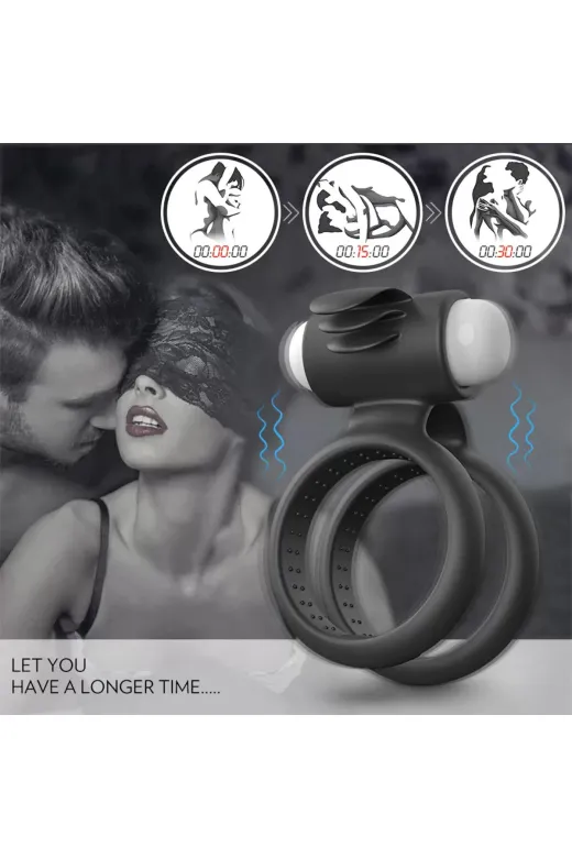 Red Fox Sens-S245 Nightcrawler Klitoris Uyarıcı Vibrator Güçlü Titreşimli Yumurtalık Halkalı Penis Yüzüğü